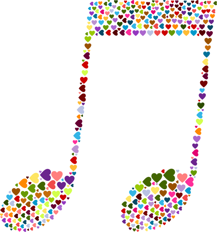 Musical Note Line Art Background Free Commercial Clipart - Musical Note (702x750), Png Download