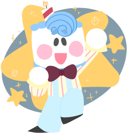 “you're My Star, Baby ” - Cartoon (500x455), Png Download