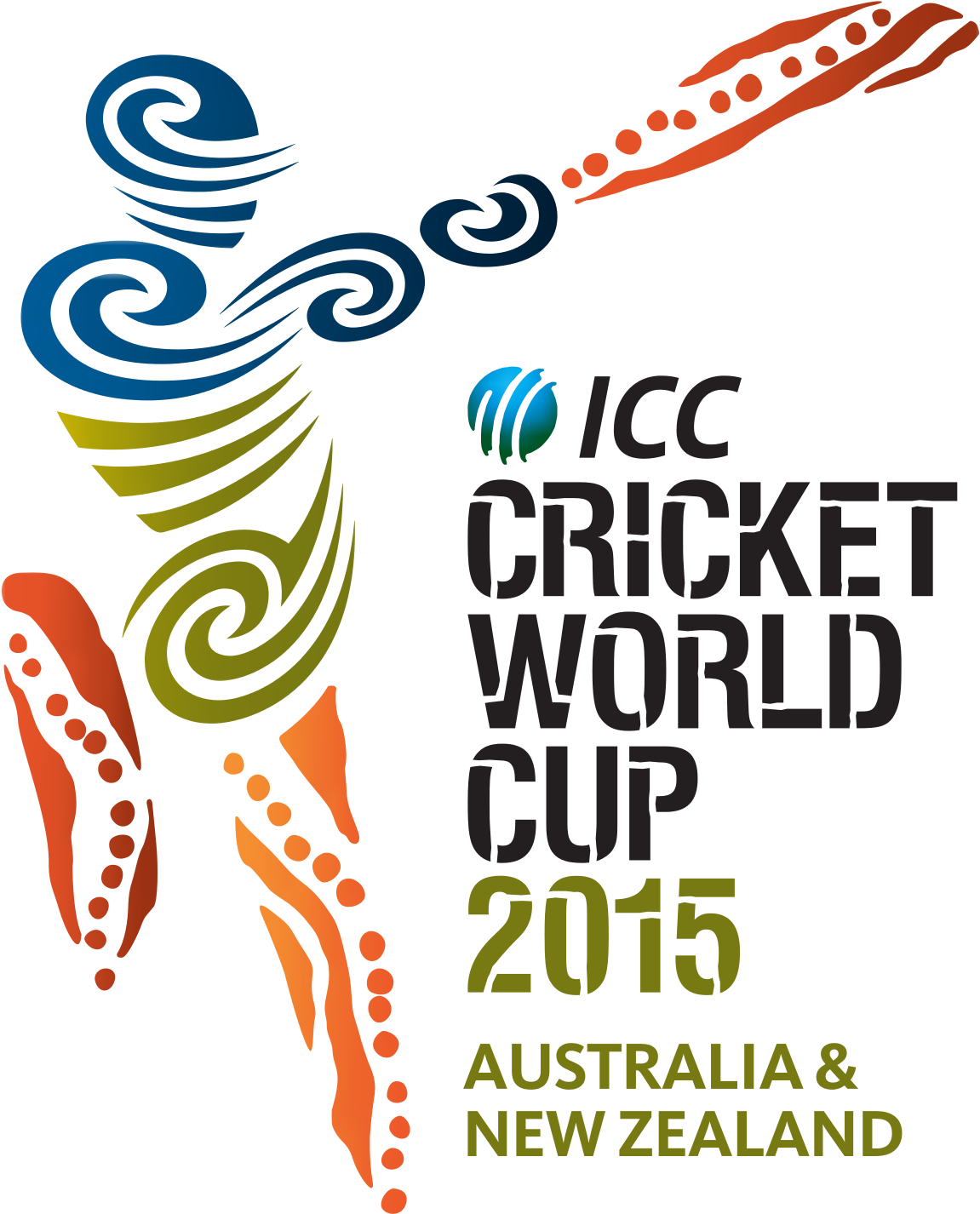 Icc Cricket World Cup 2015 Logo - Icc World Cup 2015 Logo (1000x1237), Png Download
