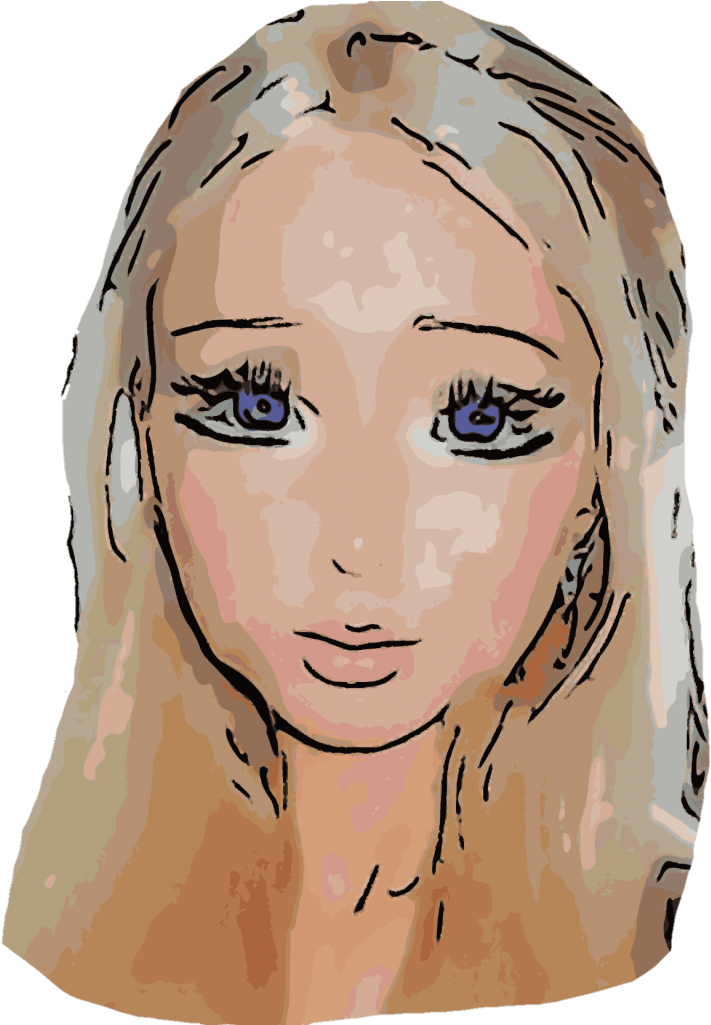 Valeria Lukyanova (805x1024), Png Download