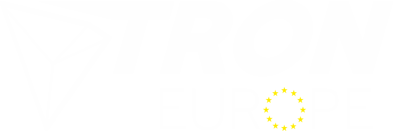 Logo Tron White - Tron Cryptocurrency (800x267), Png Download