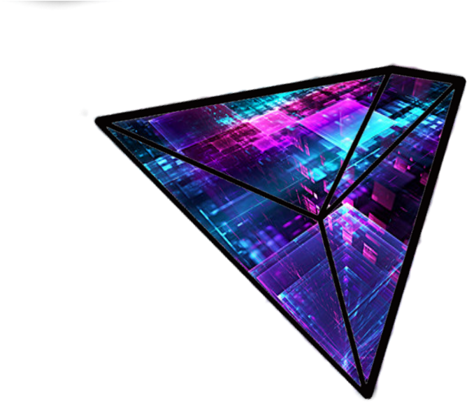 Logo "tron" Png This Is One Of The 4 Logos With Different - Triangle (1000x600), Png Download