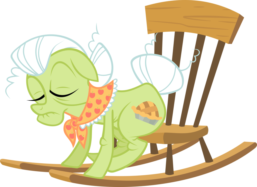 Hombre0, Granny Smith, Rocking Chair, Safe, Simple - Mlp Granny Smith Png (900x656), Png Download