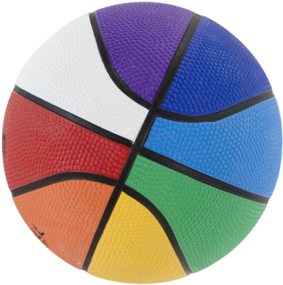 Basketball Nexan Rainbow, Size - Soccer Ball (500x500), Png Download