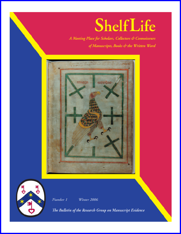 Front Cover Of Shelflife, The Bulletin Of The Research - Corpus Christi College, Cambridge (616x796), Png Download