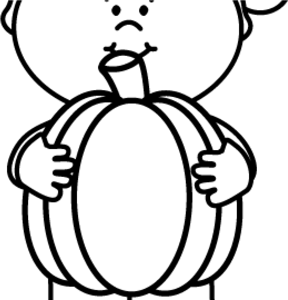 Pumpkin Clipart Black And White Music Notes Clipart - Clip Art Pumpkin Black And White (1024x1024), Png Download