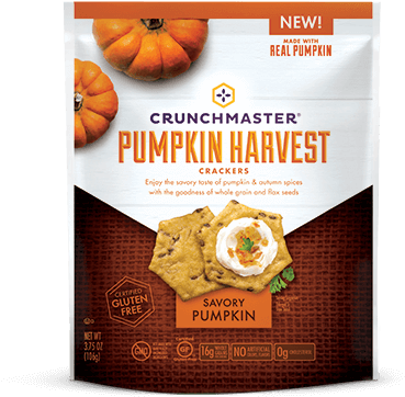 Crunchmaster Pumpkin Harvest Crackers (434x386), Png Download