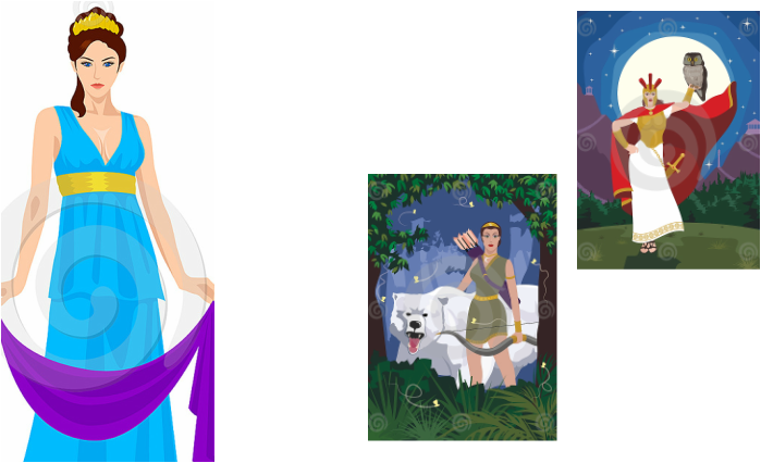 Gods And Goddesses Of Greek Png (699x426), Png Download