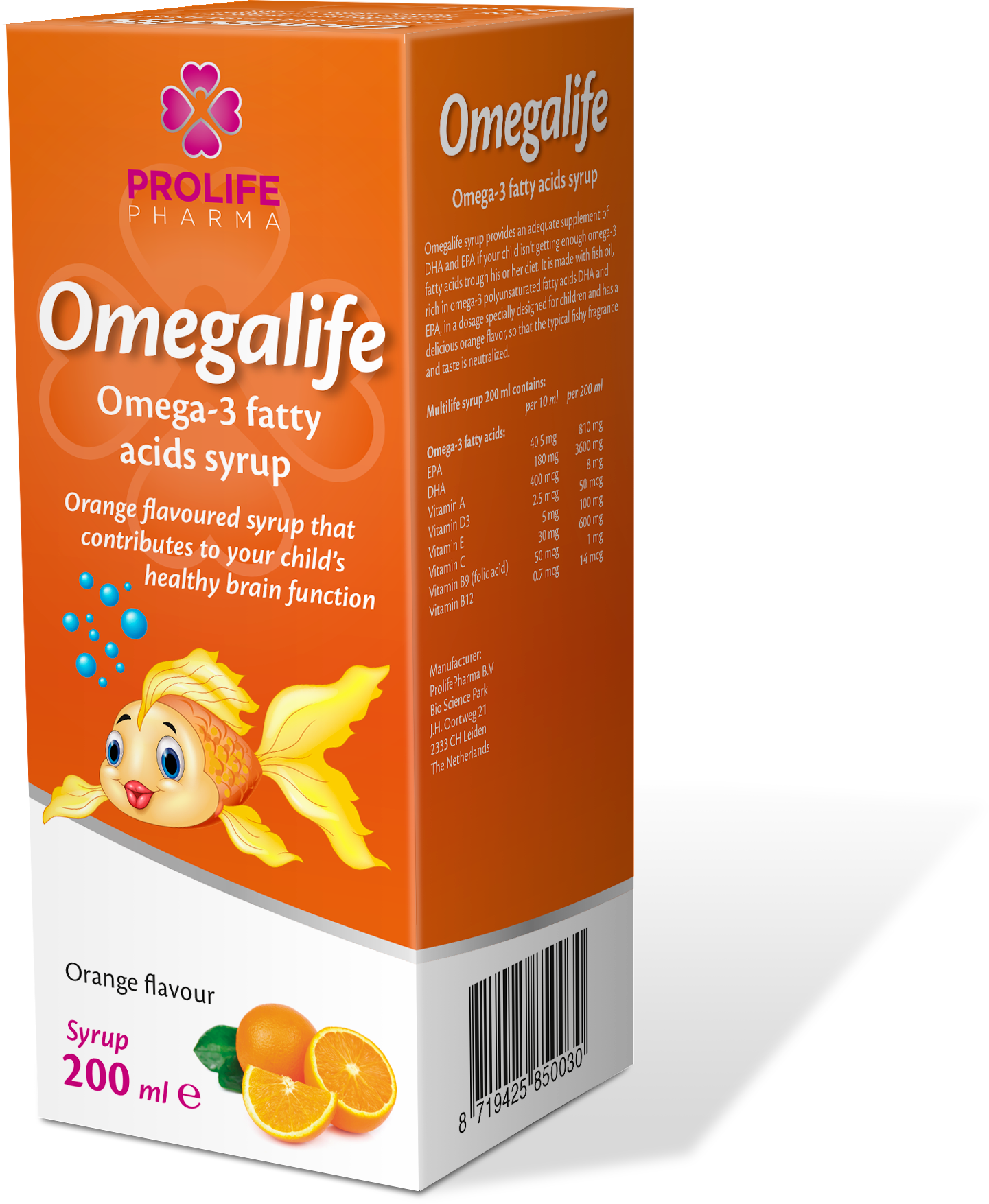 Omegalife Syrup - Calcilife Syrup (1441x1755), Png Download
