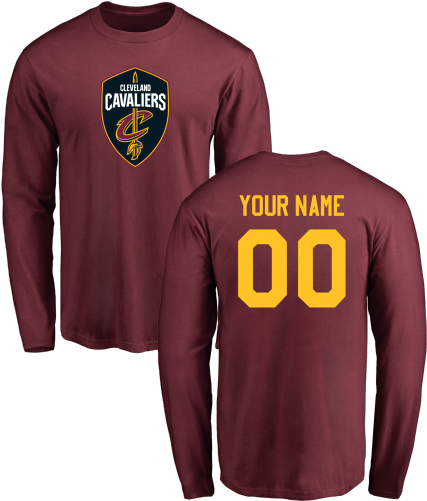 Svg Lebron James Mens Cleveland Cavaliers Designyourown - Long Sleeves Shirt Design (500x500), Png Download