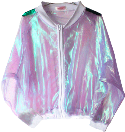 Itgirl Shop Laser Bat Sleeve Jacket Aesthetic Apparel, - Pink Aesthetic Clothes Png (460x460), Png Download