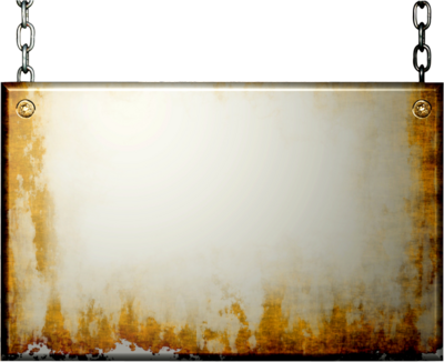 Rusted Subscribe Sign Png (400x326), Png Download