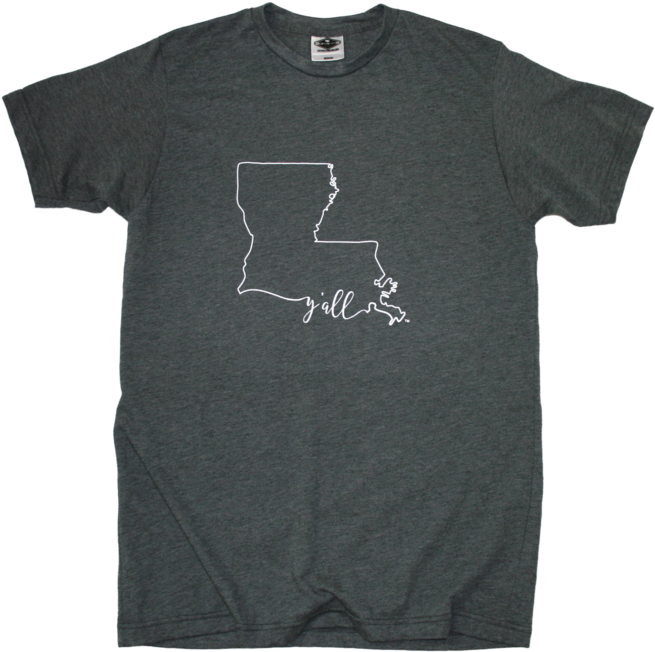 Louisiana Tee - Ten Point T Shirts (700x665), Png Download