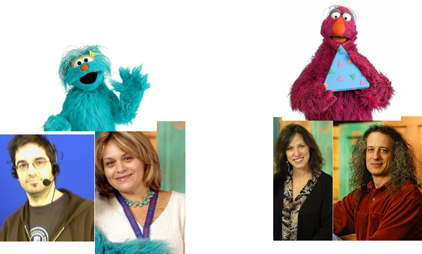 Muppet Wiki Behind The Scenes Photos Sesame Street - Oscar The Grouch Grundgetta (1418x855), Png Download