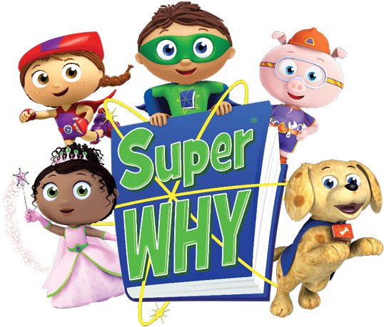 4 Superwhy Group - Super Why Fairytale Friends (600x491), Png Download