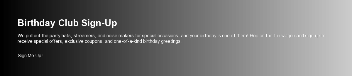 Birthday Club Sign-up We Pull Out The Party Hats, Streamers, - Flying Club (1200x259), Png Download