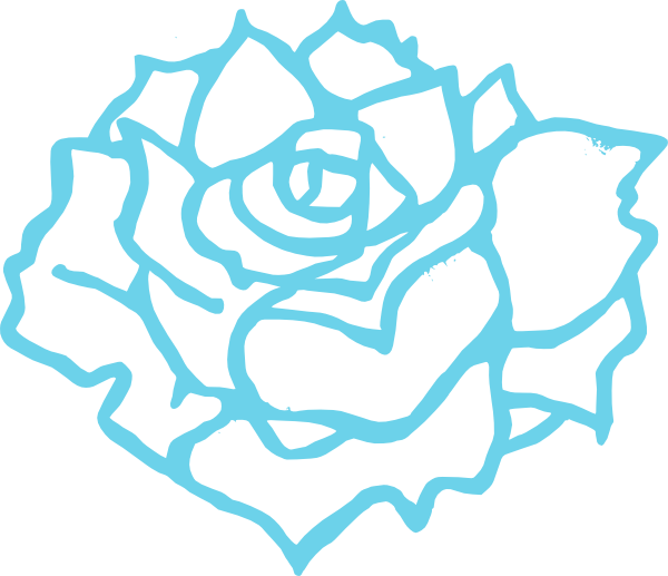 Spring Clipart Clipartzo - Rose Clipart Black And White Transparent (600x517), Png Download