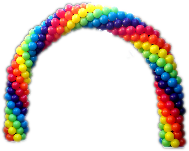11" 5pk Balloon Arch /ft - Alaska (661x661), Png Download
