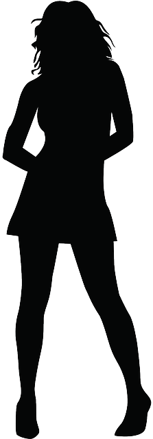 Sportive Woman, Female, Figure, Slender, Slim, Sportive - Girl Silhouette Png (320x640), Png Download