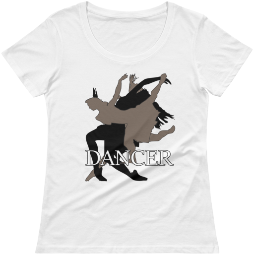 Ballerina Dancer T-shirt - Happy Beer Mug Womens Fitted Scoop T-shirt - White/xl (600x600), Png Download