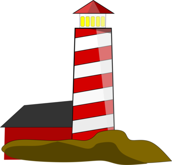 Computer Icons Drawing Montauk Lighthouse Museum Symbol - Clip Art (355x340), Png Download