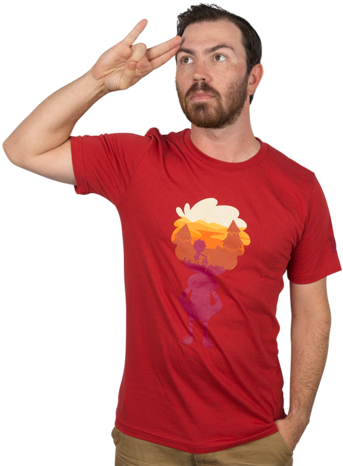 Camp Camp Max Silhouette Tee - Camp Camp Max Shirt (480x480), Png Download