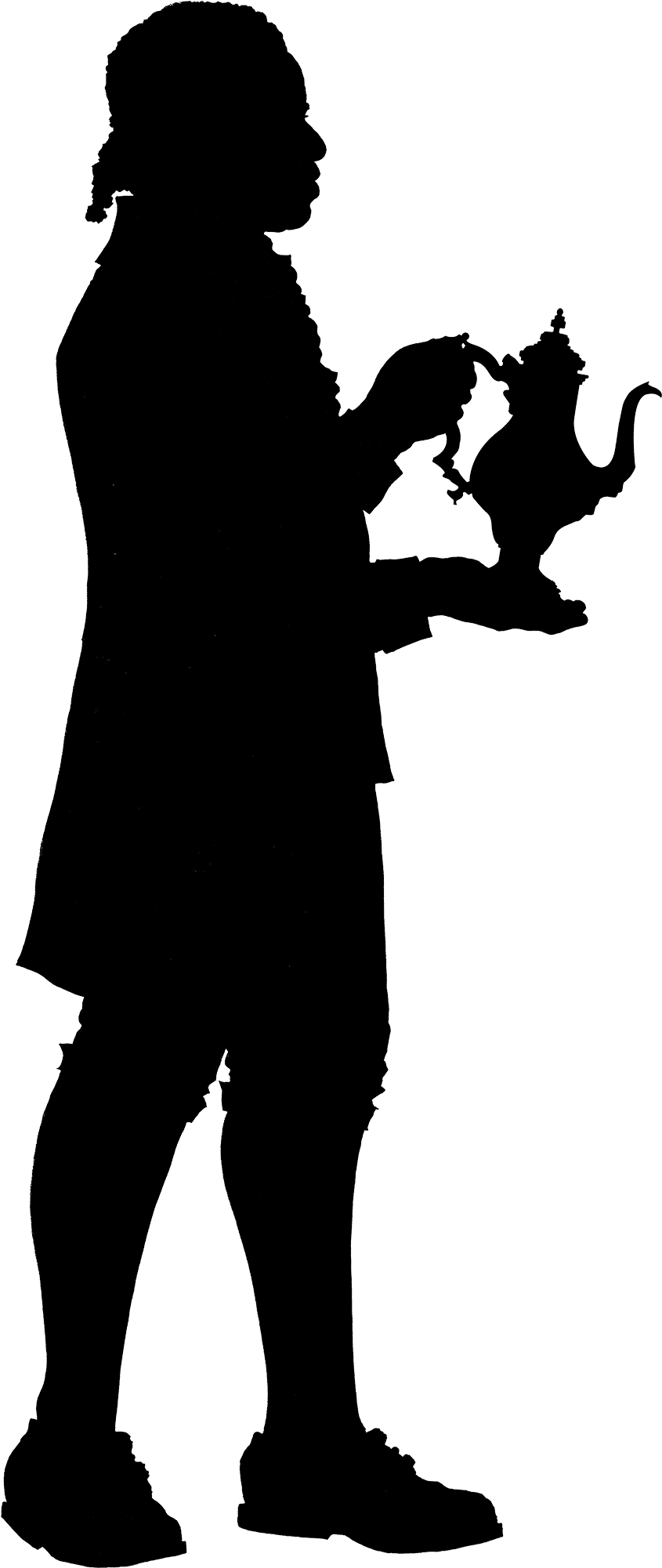 These Silhouettes Are Meant To Represent People In - Silhouette (1330x2000), Png Download