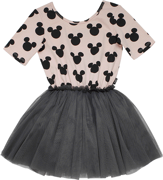 Mickey Silhouette Mabel Circus Dress - Dress (745x745), Png Download