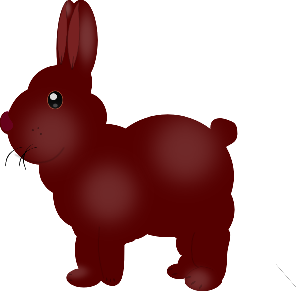 Chocolate Bunny Clip Art - Chocolate Clip Art (600x590), Png Download