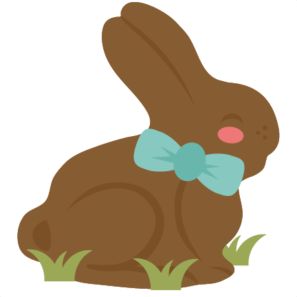 Png Royalty Free Library Chocolate Bunny Svg Cutting - Easter Chocolate Bunny Clipart (432x432), Png Download