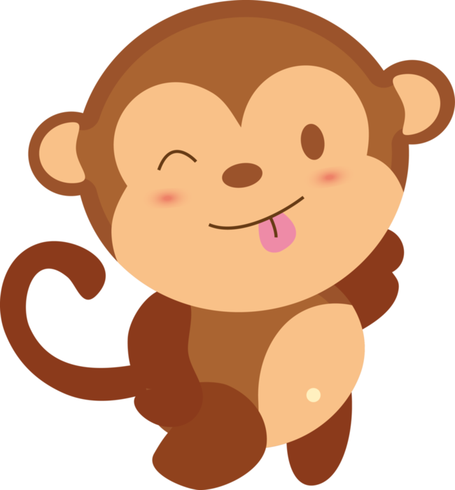 Обезьянка Клипарт Png - Mono Bebe Dibujo Animado (650x700), Png Download