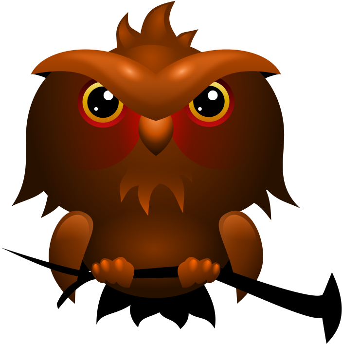 Flying Owl Clipart - Custom Cartoon Owl Mugs (800x800), Png Download