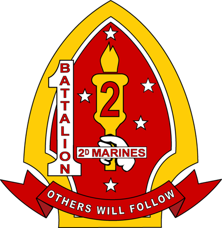 1st Battalion 2nd Marines (438x450), Png Download