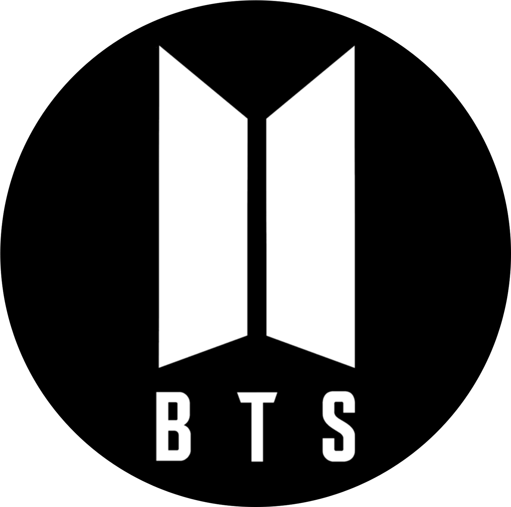 Bangtan Sonyeondan Logo And Illuminati Caa Agency, - Bts Logo (1800x1800), Png Download