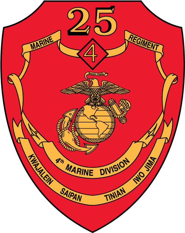 25th Marines Regiment - Emblem (800x800), Png Download