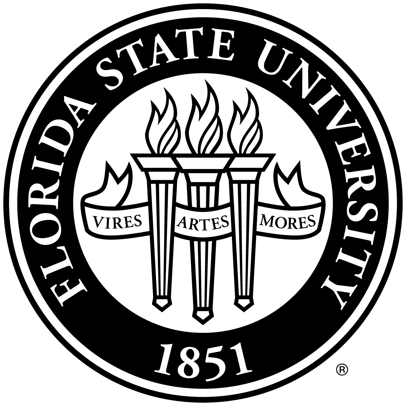 Florida State University Seal - Fsu School Of Dance Logo (1350x1350), Png Download