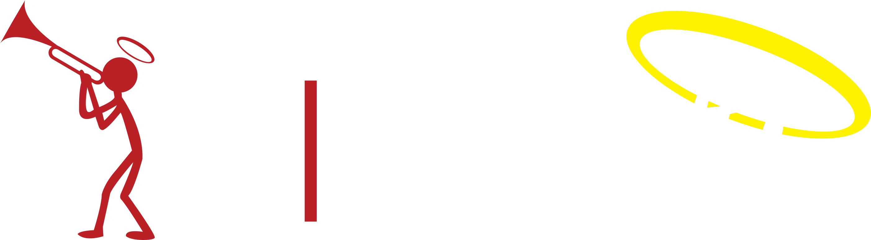 The Saints Logo White 1 - Last Day To Shop My Closet (2831x779), Png Download