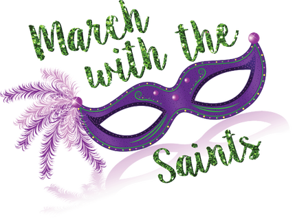 March With The Saints Logo - John Paul Ii Catholic High School (429x320), Png Download