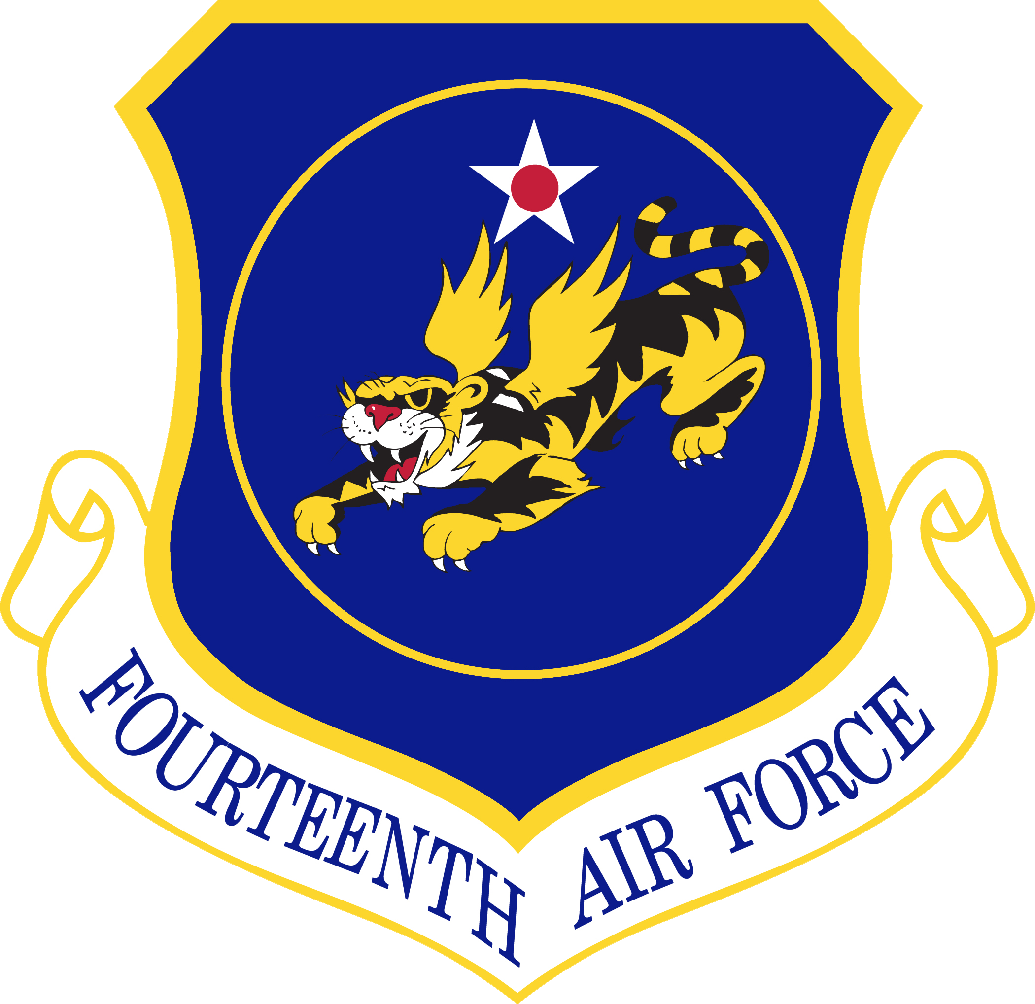 Fourteenth Air Force - Us Air Forces Africa (409x394), Png Download
