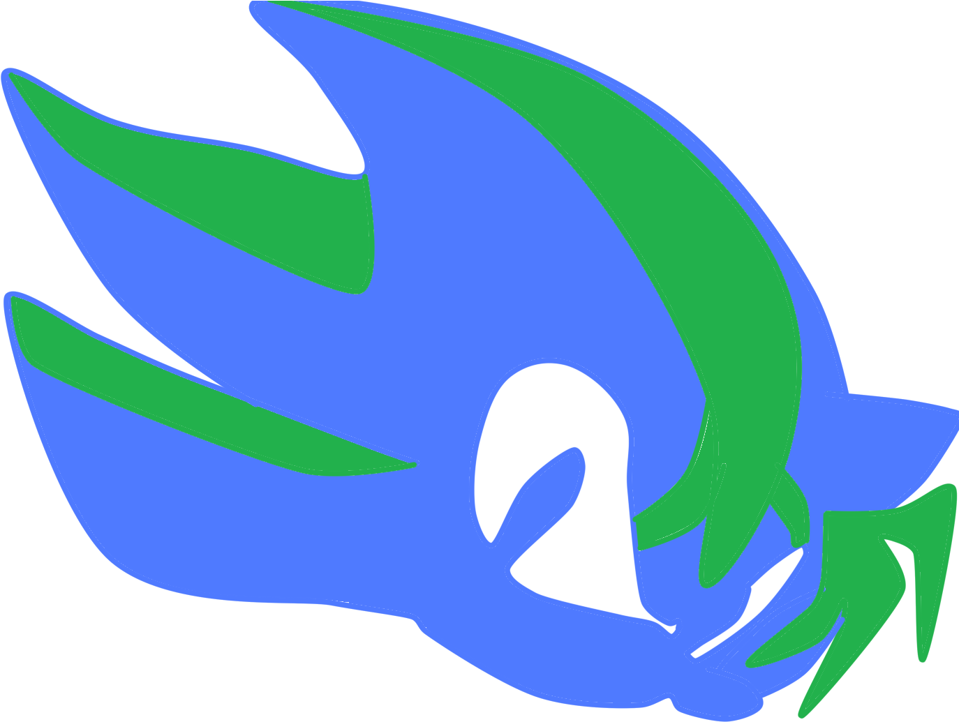 Chaotic The Hedgehog-logo - Sonic Fan Character Logos (1402x1045), Png Download