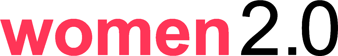 Logo - Women 2.0 Logo (1500x318), Png Download