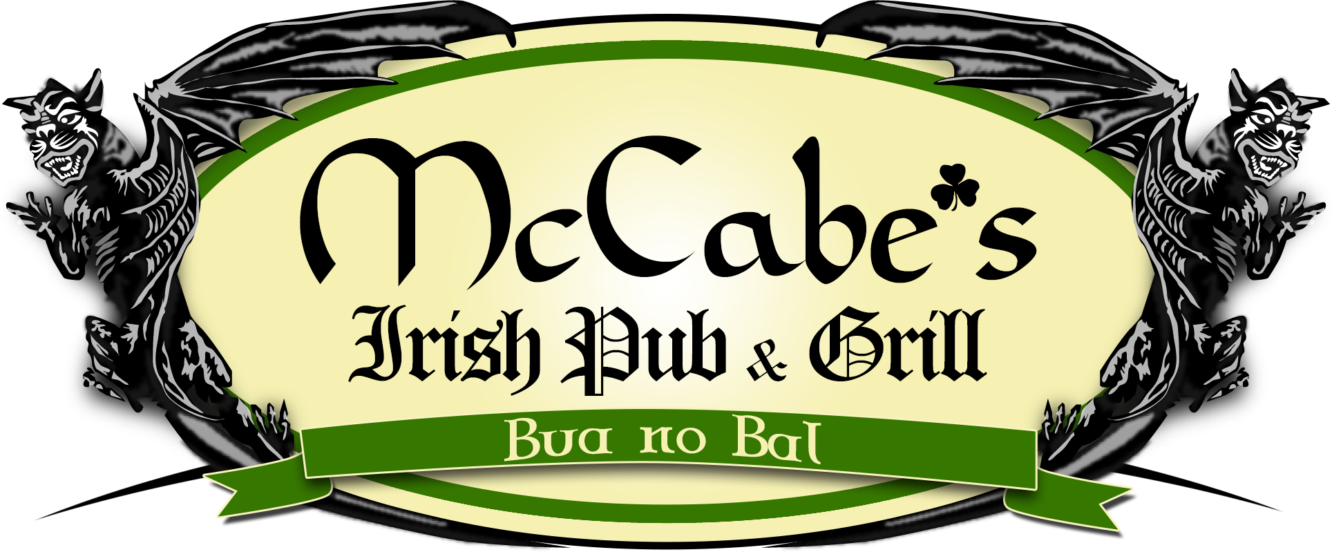 Mccabes Irish Pub & Grill - Mccabes Irish Pub (1928x799), Png Download
