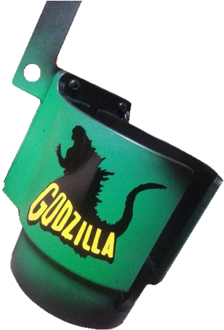 Godzilla Pincup - Godzilla (337x479), Png Download
