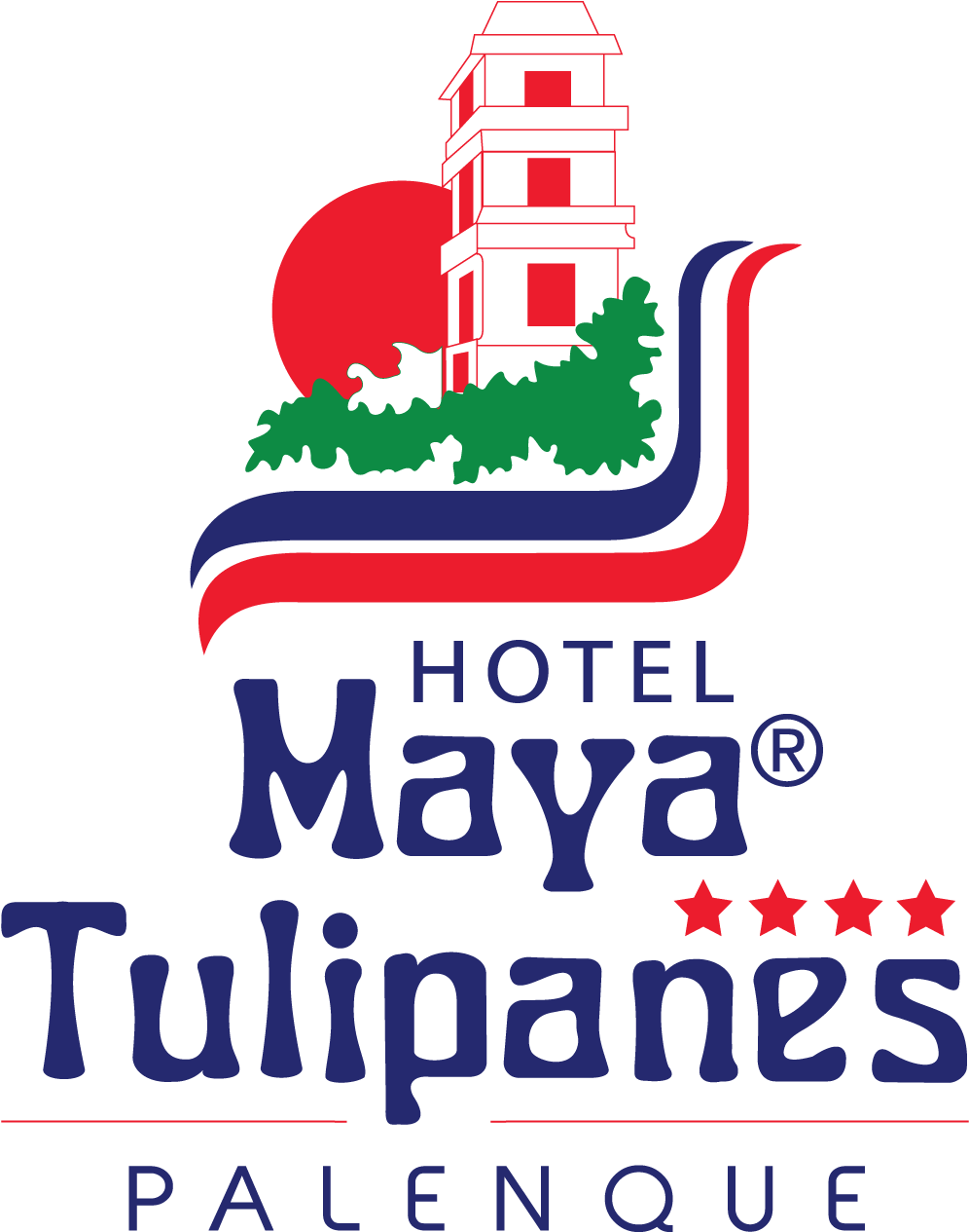 Hotel Maya Tulipanes Palenque En La Cañada - Hotel Maya Tulipanes (1134x1417), Png Download