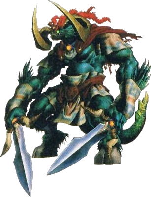 Ganon - Beast Ganon Ocarina Of Time (307x400), Png Download