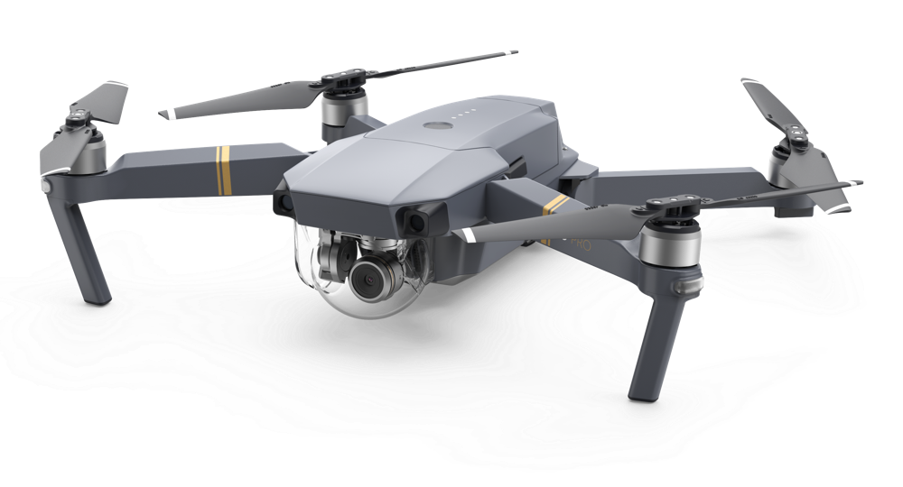 Dji - Dji Mavic Pro Drone Png (1000x540), Png Download