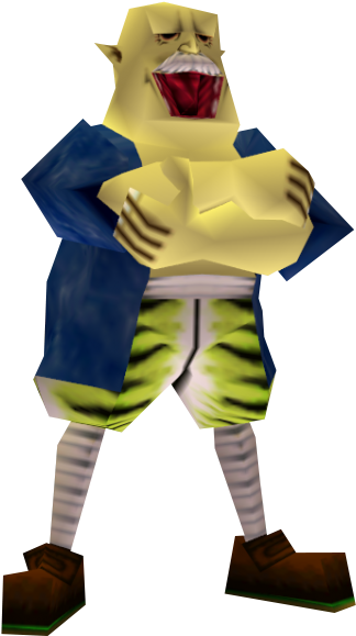 Mutoh - Majora's Mask Construction Worker (345x599), Png Download