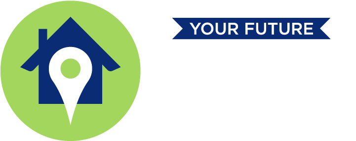 Your Future Address - Real Estate Flat Logo (750x350), Png Download