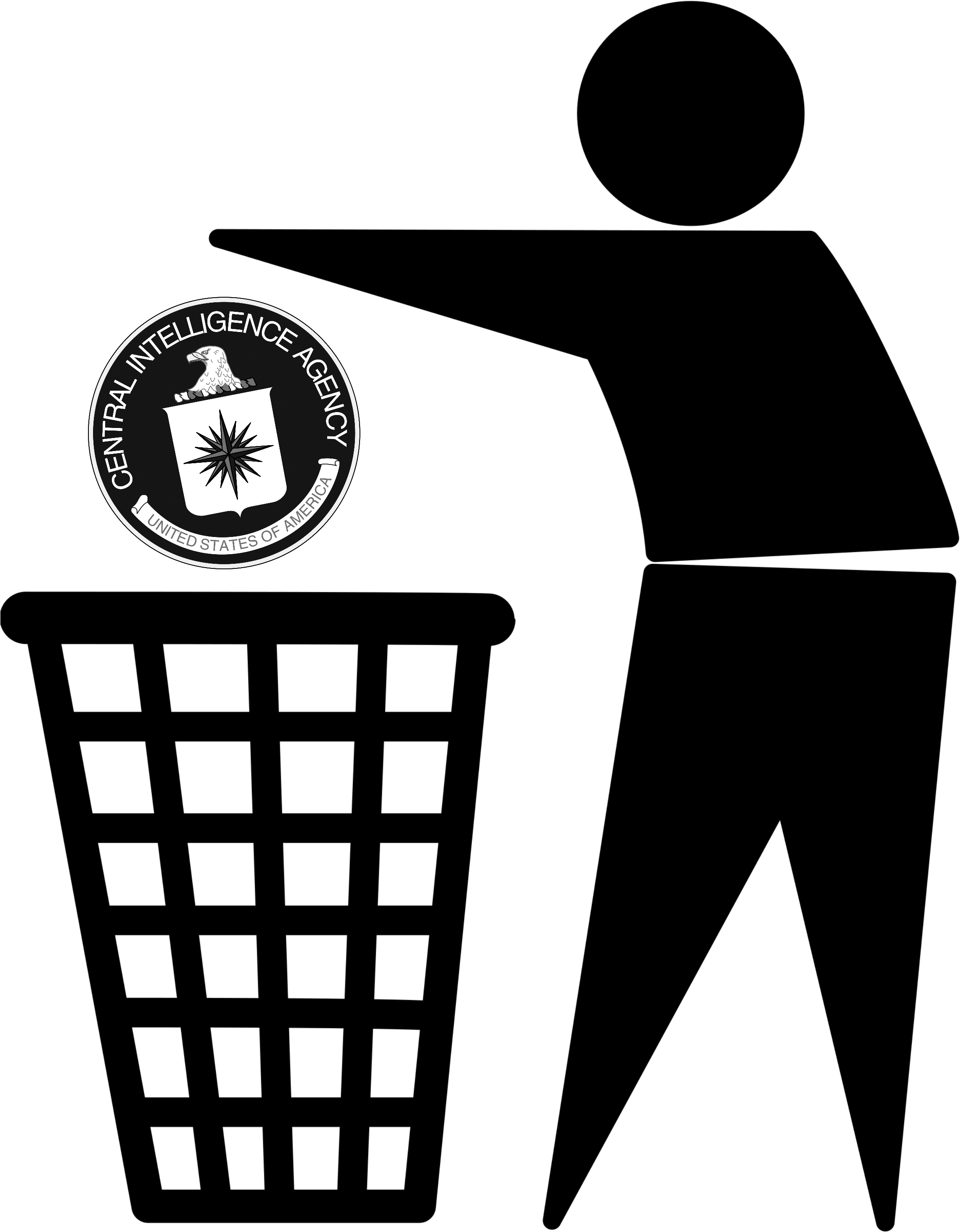File - Anti-cia - Keep Our Country Clean (3264x3264), Png Download