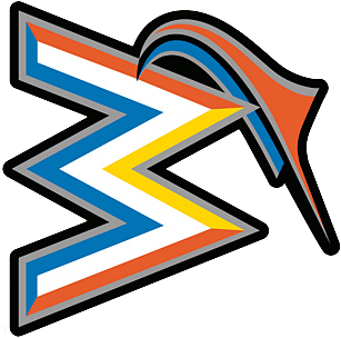 Megalomaniac Miami Marlins Logo - Miami Marlins Logo 2015 (356x354), Png Download